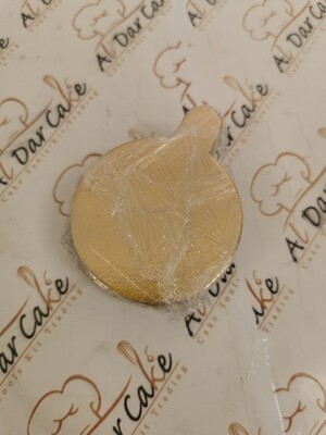 Mini Cake Board RND Gold 6.5 cm