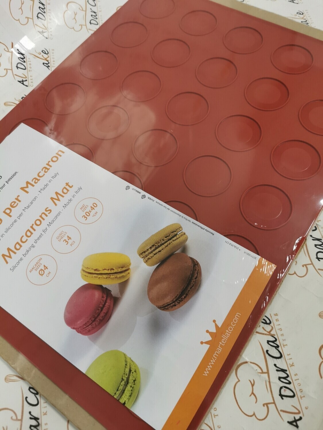 Macaron Mat Silicone 30x40cm