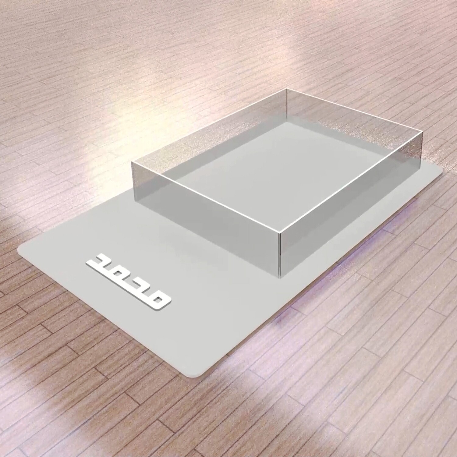 OPEN BOX WITHOUT COVER WITH SILVER NAME IN FRONT