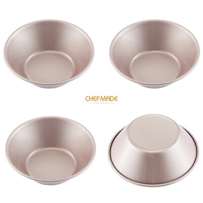 Non-Stick Mini Pudding Pan Set 3&quot;(4Pcs)