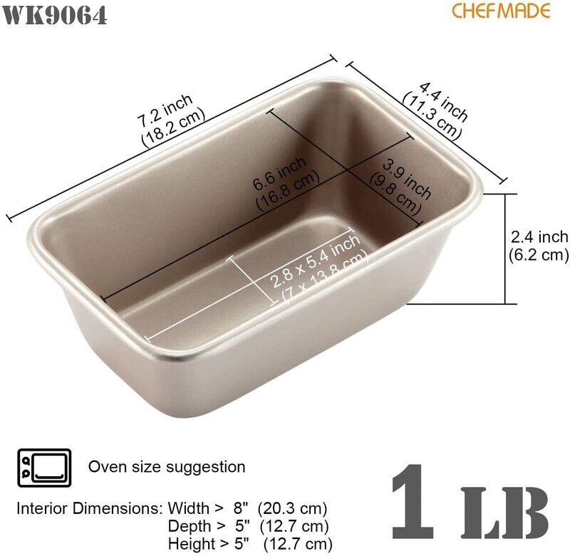 Non-Stick Loaf Pan 450G