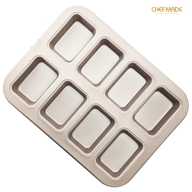 Non-Stick Rectangle Muffin Mold Pan 8-Cav
