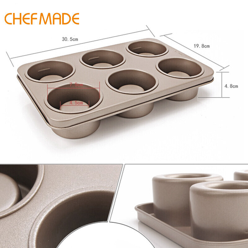 Non-Stick Bowl Maker Mold Pan 6-Cav