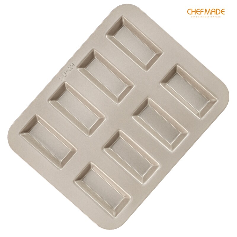 Non-Stick Rectangle Muffin Financier Pan 8-Cav