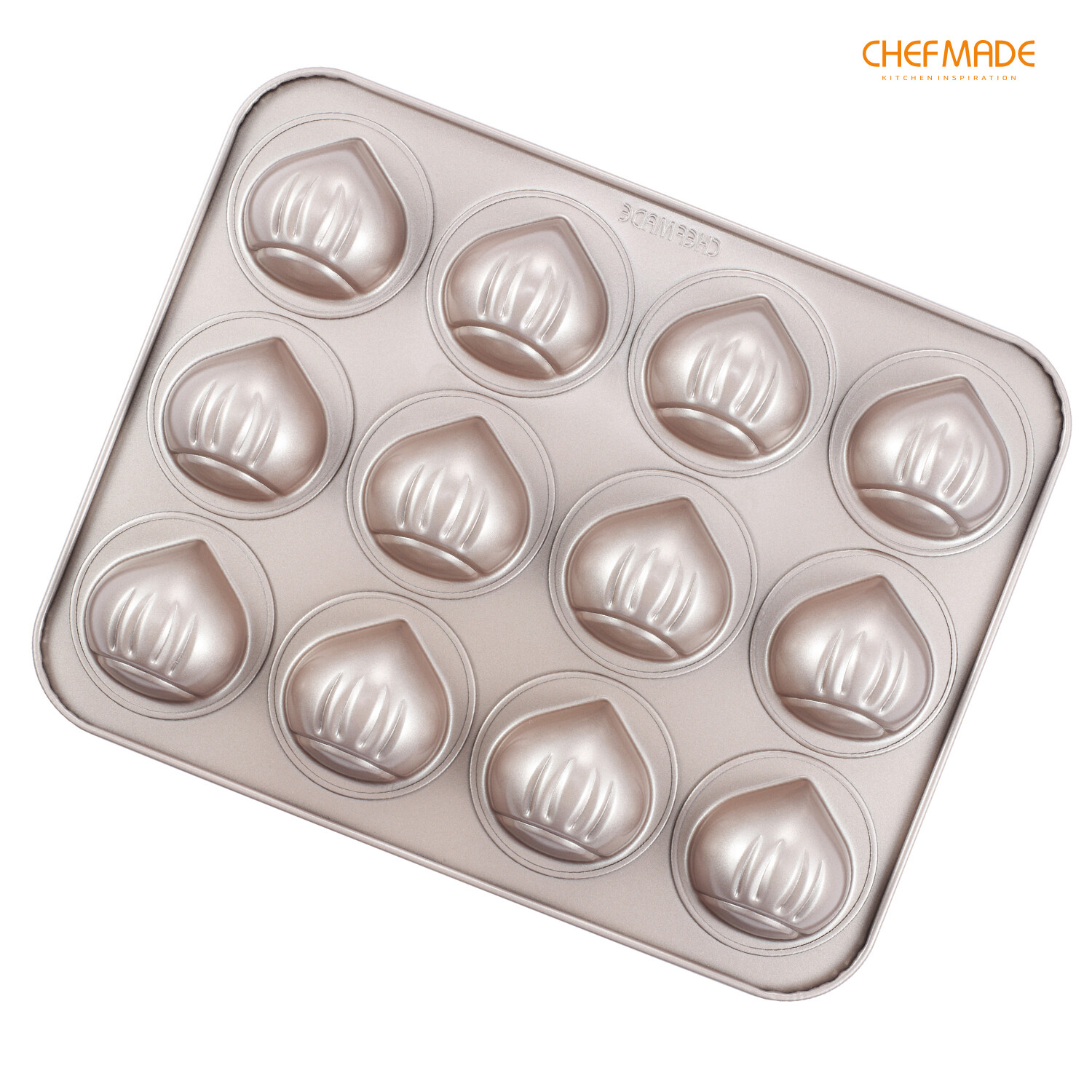 Non-Stick Chestnut-Shaped Muffin Pan 12-Cav