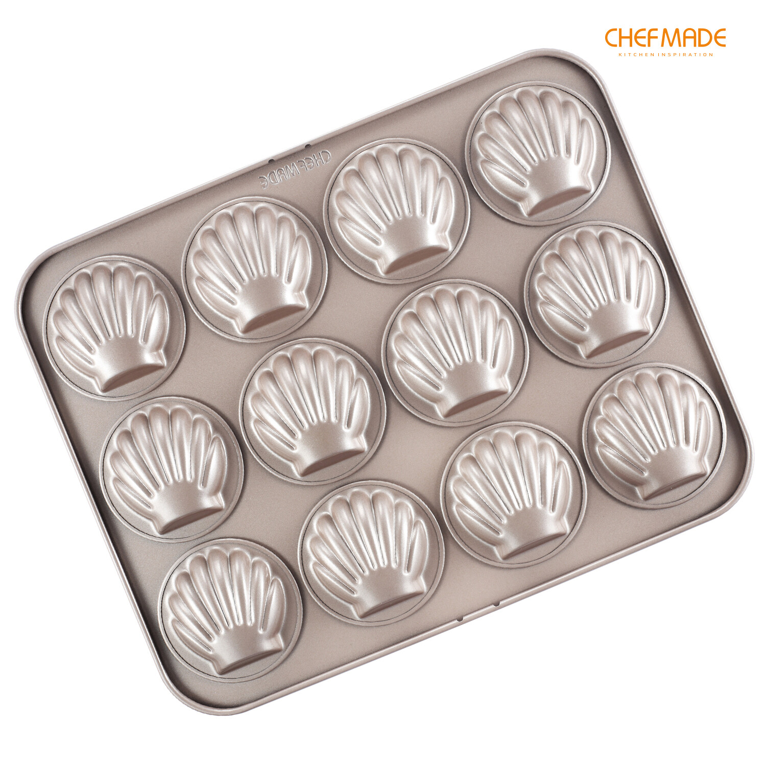Non-Stick Scallop Madeline Pan 12-Cav