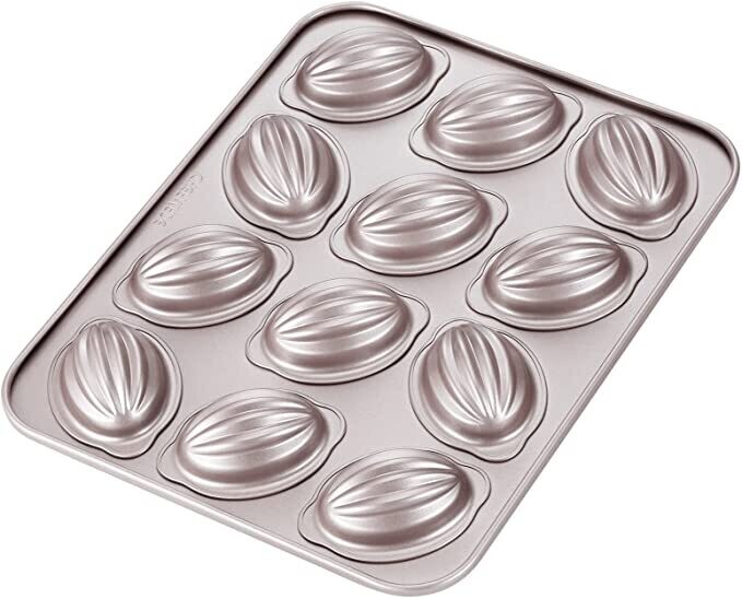 Non-Stick Rugby-Shaped Muffin Pan 12-Cav