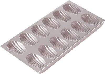 Non-Stick Mini Madeleine Mold  Pan 12-Cav