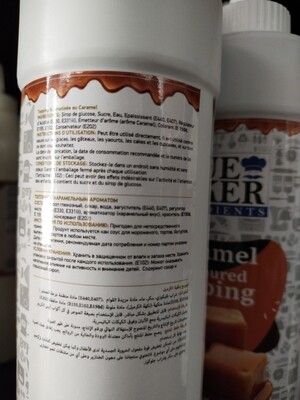 blue baker caramel toppings 1kg