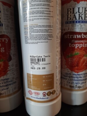 Blue Baker Strawberry Toppings 1kg