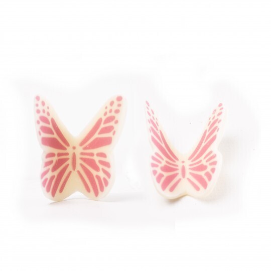 Dobla Butterfly Chocolate Pink &amp; White