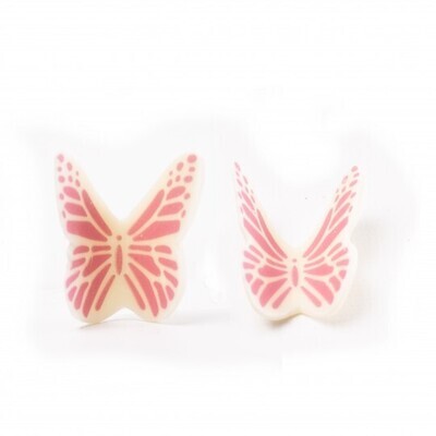 Dobla Butterfly Chocolate Pink &amp; White
