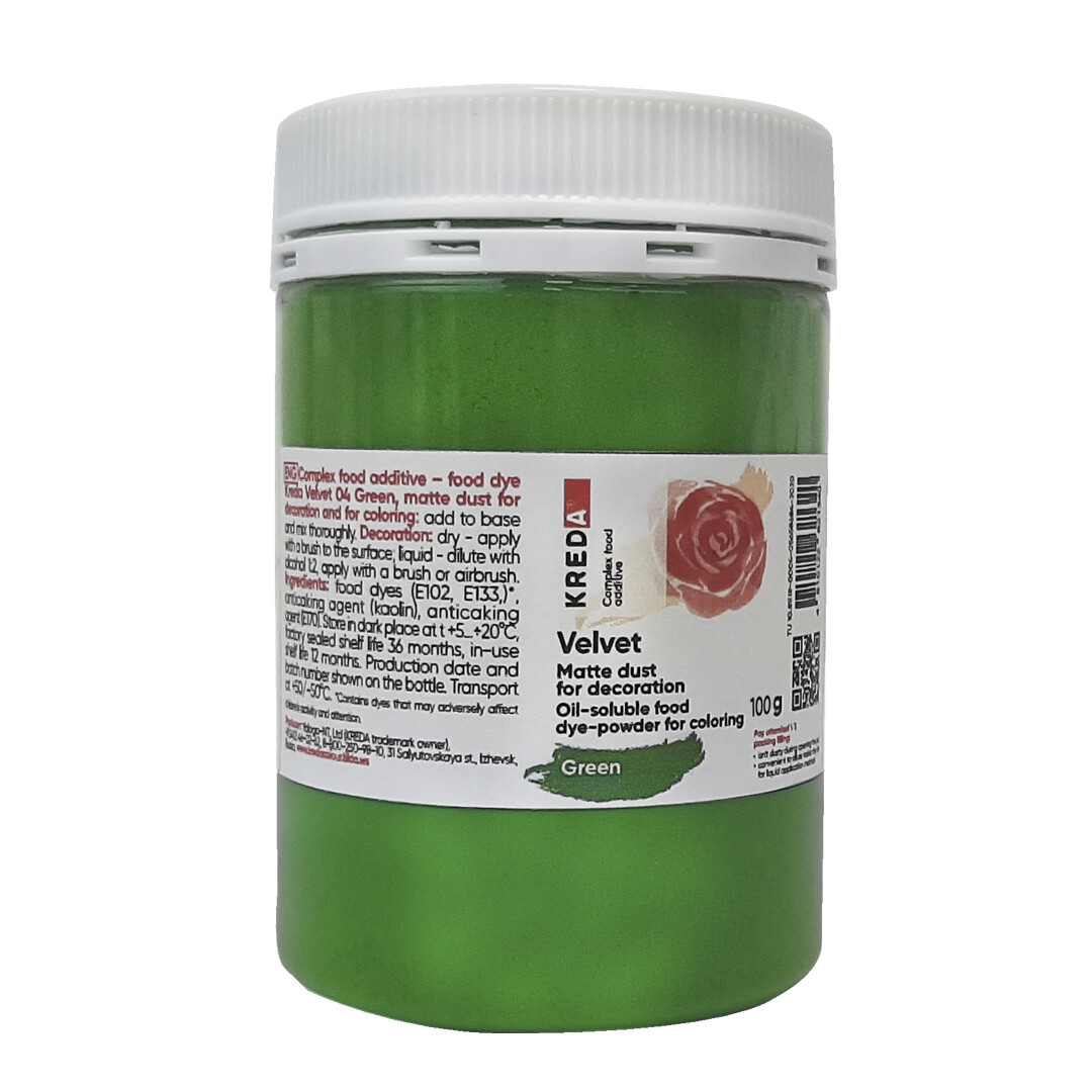 Velvet Dust Powder 100g, COLOR VARIATIONS:: GREEN