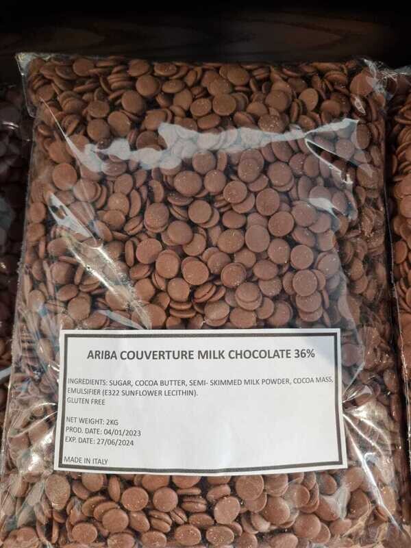 ARIBA MILK CHOCOLATES DISC 36%