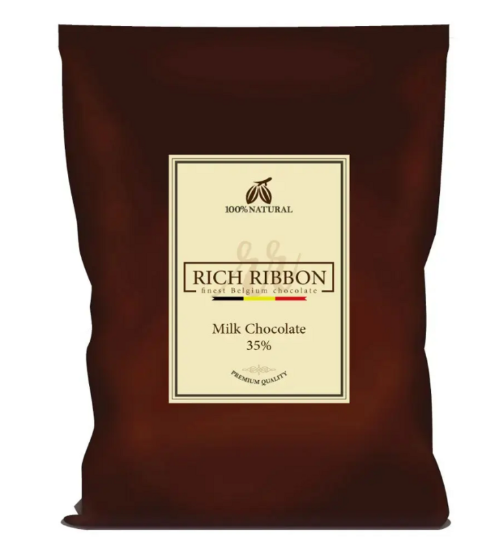 Rich Ribbon Milk Chocolate Chips 35 5Kg