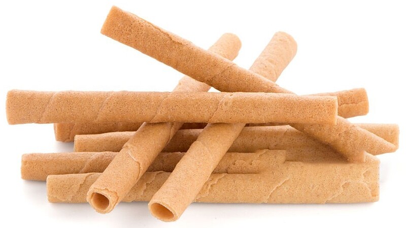 WAFER CIGAR ROLL PLAIN 12CM
