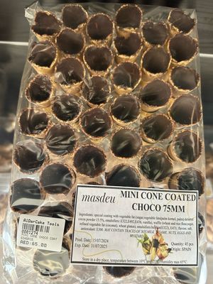 Mini Cone Coated Chocolate 45pcs