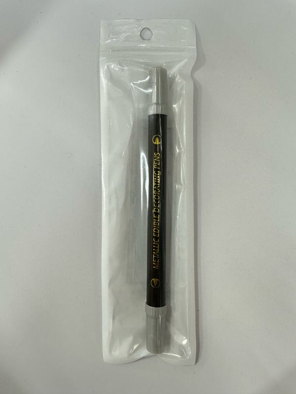 Edible Pen Metallic Silver 