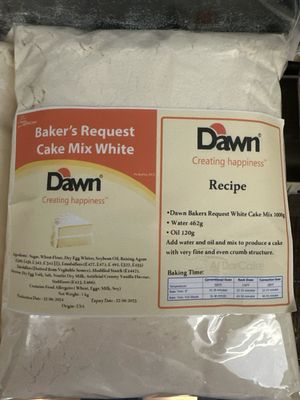 Dawn Vanilla Cake Mix
