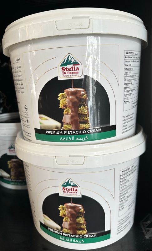 Pistachio Kunafa Cream 5kg