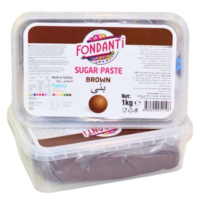 Fondanti Sugar Paste Brown 1kg