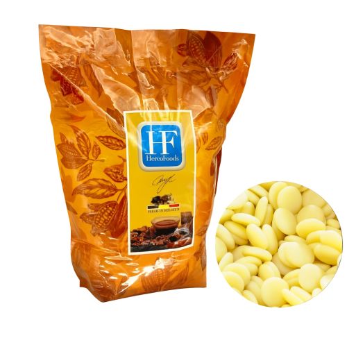 Herco 28% White Chocolate Chips 5kg