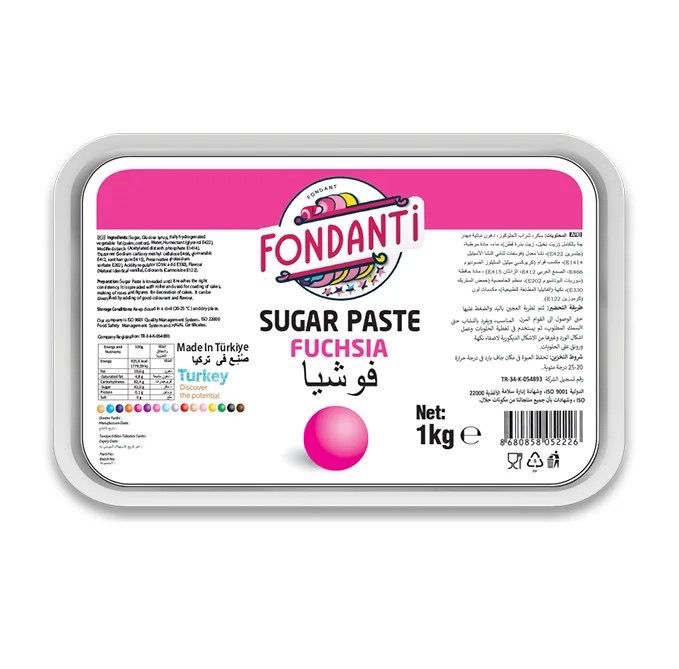 Fondanti Sugar Paste Fuchsia 1kg