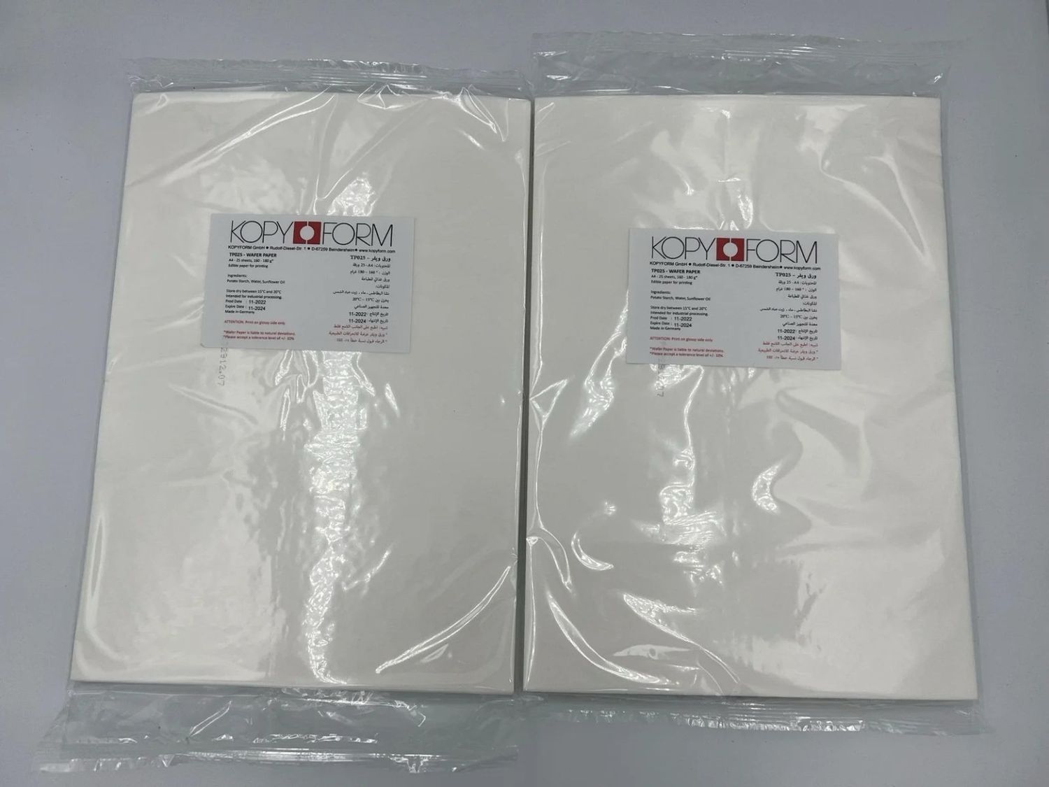 KOPYFORM PREMIUM WAFER PAPER A4 25 SHEETS