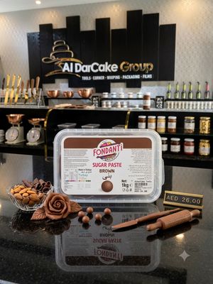 Fondanti Sugar Paste Brown 1kg