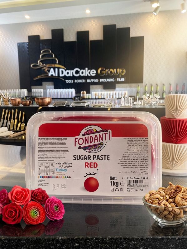 Fondanti Sugar Paste Red 1kg