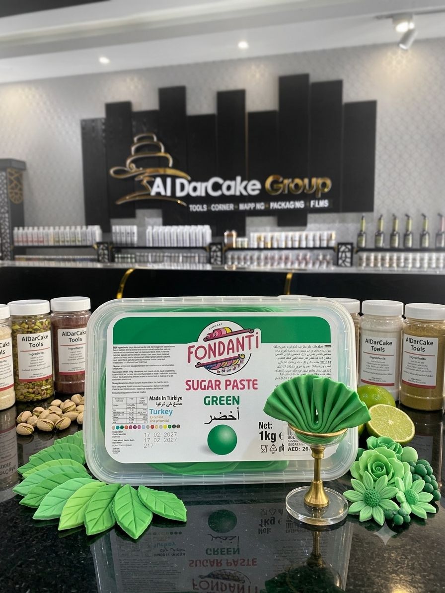 Fondanti Sugar Paste Green 1kg