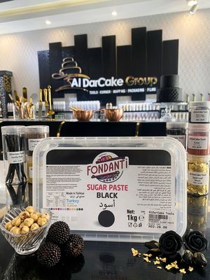 Fondanti Sugar Paste Black 1kg