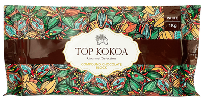 Top Kokoa White Compound Chocolate 1kg