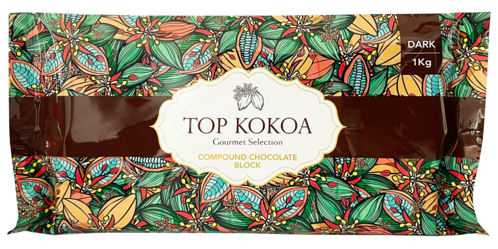 Top Kokoa Dark Compound Chocolate 1kg