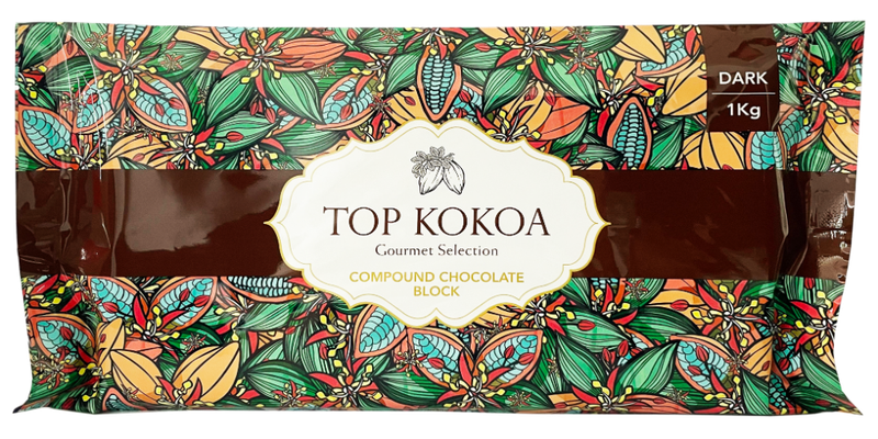 Top Kokoa Dark Compound Chocolate 1kg