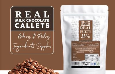 Real Chocolate Callets 35% Milk 5kg