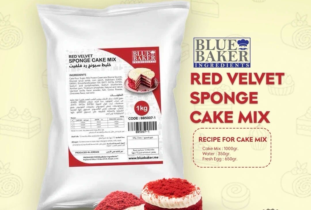 Red Velvet Sponge Cake Mix 1kg