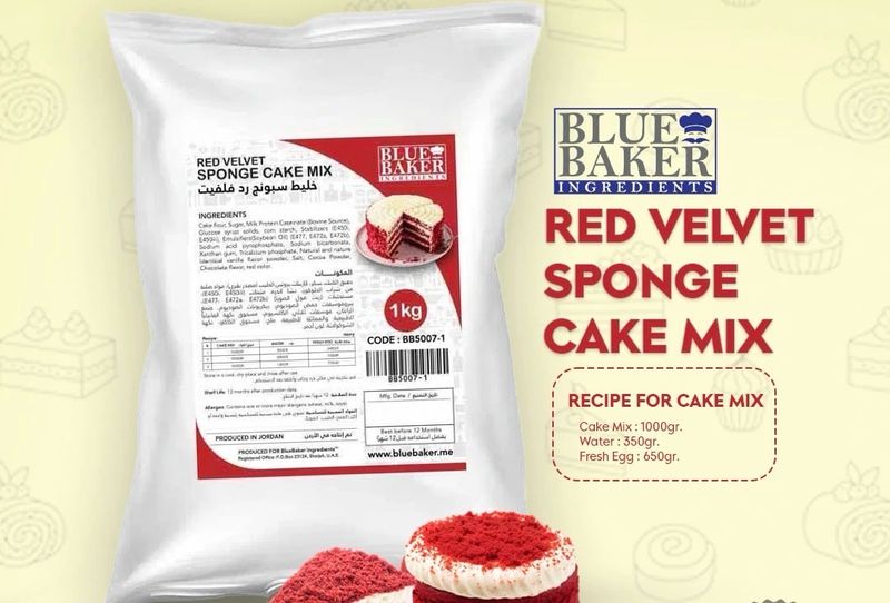 Red Velvet Sponge Cake Mix 1kg