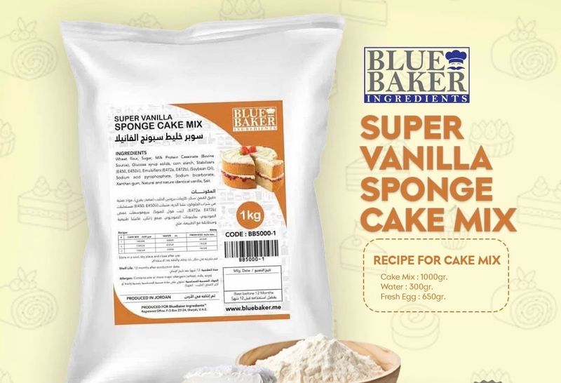 Super Vanilla Sponge Cake Mix 1kg