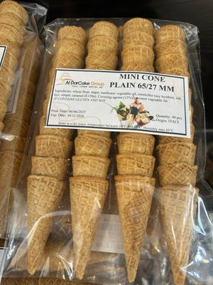 Mini Cone Plain 40pcs