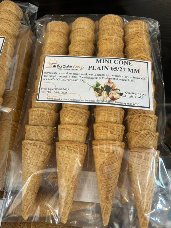 Mini Cone Plain 40pcs