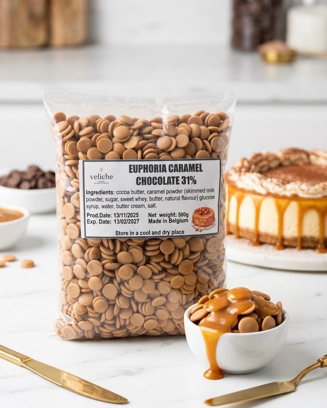 Veliche Euphoria 31% Caramel Chocolate 500g
