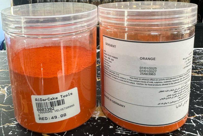 Orange Velvet Powder 100g