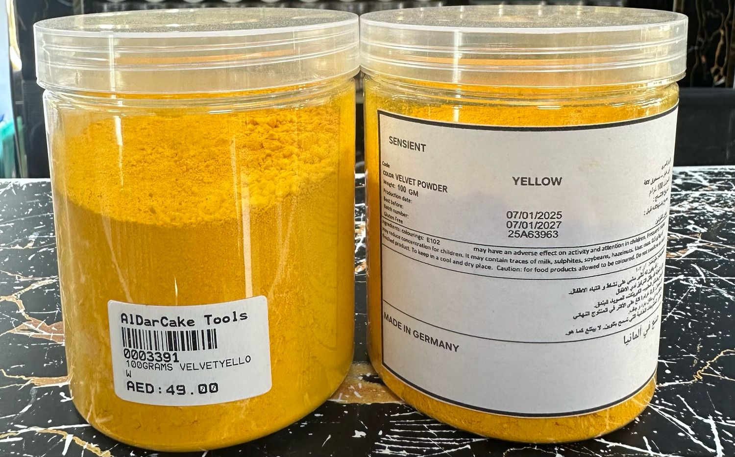 Yellow Velvet Powder 100g