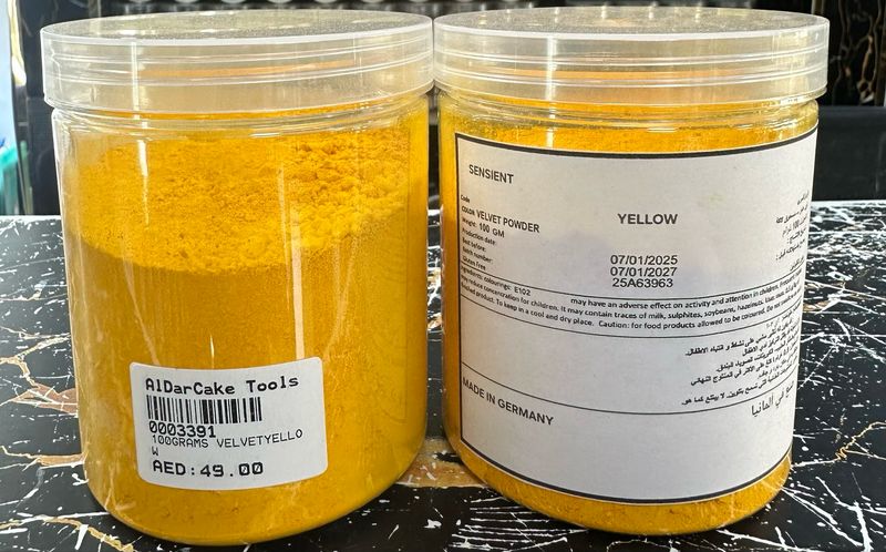 Yellow Velvet Powder 100g
