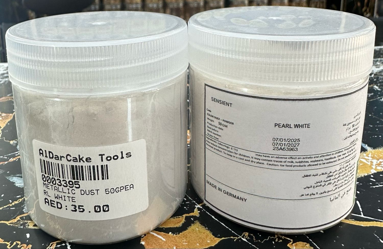 Pearl White Metallic Dust Powder 50g