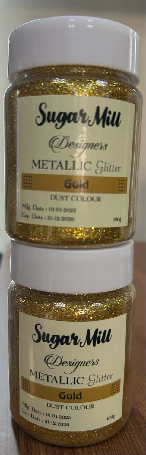 Gold Metallic Glitter 100g