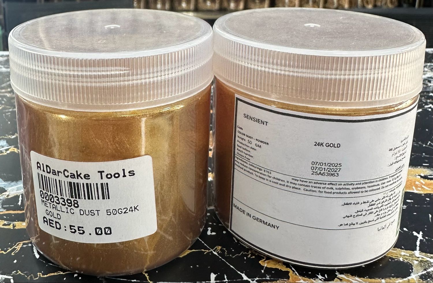 24K Gold Metallic Dust Powder 50g