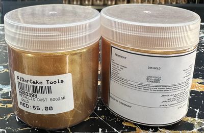 24K Gold Metallic Dust Powder 50g