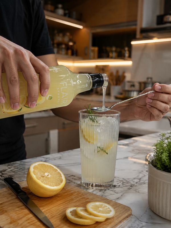 Flair lemon syrup 1l